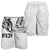 Fiji Rugby Men Shorts Polynesian Waves Style - Polynesian Pride