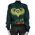 Polynesian Hawaii Kanaka Maoli Bomber Jacket - Heart with Hibiscus - Polynesian Pride