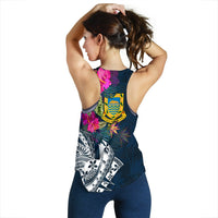 Tuvalu Women's Racerback Tank - Summer Vibes - Polynesian Pride