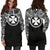 Wallis and Futuna Women Hoodie Dress - Wallis and Futuna Coat Of Arms Polynesian Black Color - Polynesian Pride