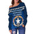 Northern Mariana Islands Polynesian Women Off Shoulder Sweater - Vibes Version - Polynesian Pride