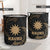 Nauru Polynesian Laundry Basket - Gold Tribal Wave - Polynesian Pride