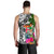 Fiji Custom Personalised Men's Tank Top White - Turtle Plumeria Banana Leaf Crest - Polynesian Pride