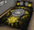 American Samoa Polynesian Quilt Bed Set Hibiscus Yellow - Polynesian Pride