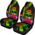 Tuvalu Polynesian Personalised Car Seat Covers - Hibiscus and Banana Leaves - Polynesian Pride