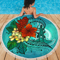 Vanuatu Beach Blanket - Tropical Flowers Style - Polynesian Pride