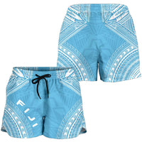 Fiji Women's Shorts - Polynesian Chief Flag Version - Polynesian Pride