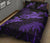 Hawaii Turtle Plumeria Coconut Tree Polynesian Quilt Bed Set - Purple - Polynesian Pride