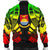 Kiribati Men Bomber Jackets - Polynesian Tattoo Reggae - Polynesian Pride