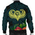 Polynesian Hawaii Kanaka Maoli Bomber Jacket - Heart with Hibiscus - Polynesian Pride