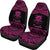 Tuvalu Polynesian Car Seat Covers - Pride Pink Version - Polynesian Pride