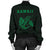 Hawaii Kakau Polynesian Anchor Women's Bomber Jacket - Green - Polynesian Pride