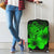 Hawaii Hibiscus Luggage Cover - Turtle Map - Green - Polynesian Pride