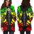 Hawaii Hoodie Dress - Polynesian Tattoo Reggae - Polynesian Pride