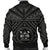 Fiji Men's Bomber Jacket - Fiji Seal With Polynesian Tattoo Style (Black) - Polynesian Pride