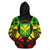 Hawaii Kanaka Maoli All Over Custom Zip up Hoodie Reggae Color Tattoo Style - Polynesian Pride