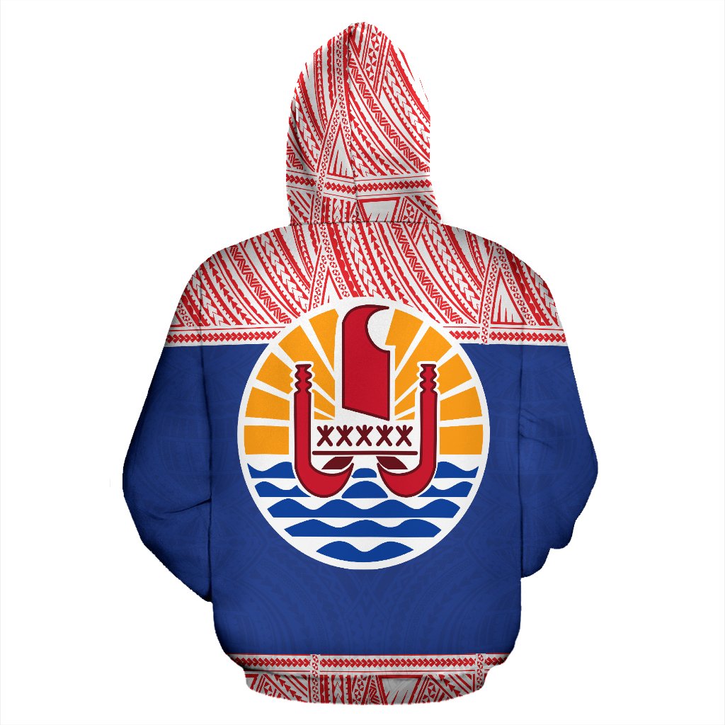 Tuamotu Polynesian All Over Hoodie Polynesian Hoodie Style - Polynesian Pride