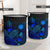 Northern Mariana Islands Laundry Basket - Polynesian Turtle Hibiscus Blue - Polynesian Pride