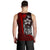 Federated States of Micronesia Men's Tank Top Red - Turtle With Hook - Polynesian Pride