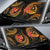 Vanuatu Auto Sun Shades - Gold Plumeria - Polynesian Pride