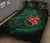 Hawaiian Polynesian Quilt Bed Set - Kanaka Maoli & Green Manta Ray Turtle Tentacle - Polynesian Pride