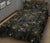 Tropical Leaves And Flowers In The Night Style Quilt Bed Set - Polynesian Pride