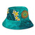 American Samoa Polynessian Bucket Hat - Manta Ray Ocean - Polynesian Pride