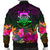 Tuvalu Personalised Men's Bomber Jacket - Summer Hibiscus - Polynesian Pride
