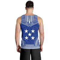 Gambier Islands Men's Tank Top - Polynesian Chief Flag Version - Polynesian Pride