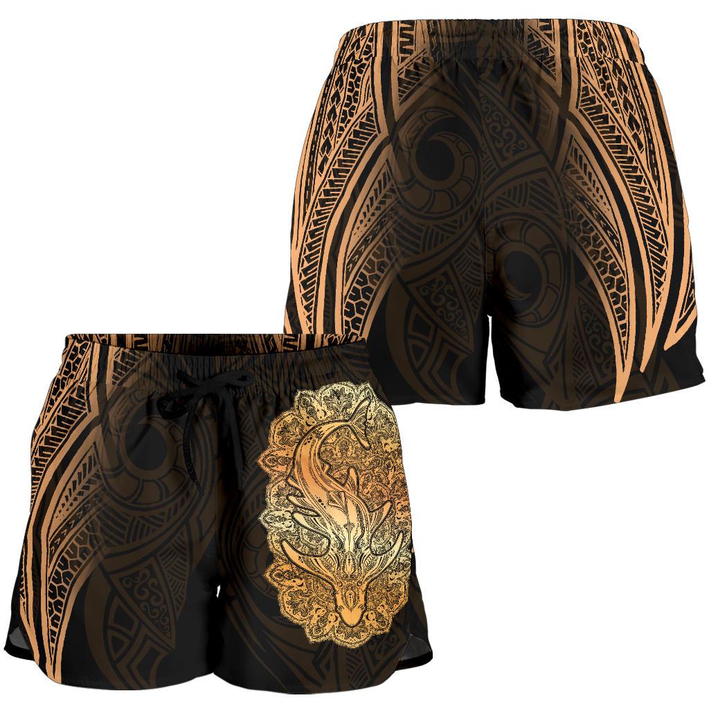 Wild Shark Polynesian Women's Shorts - Polynesian Pride