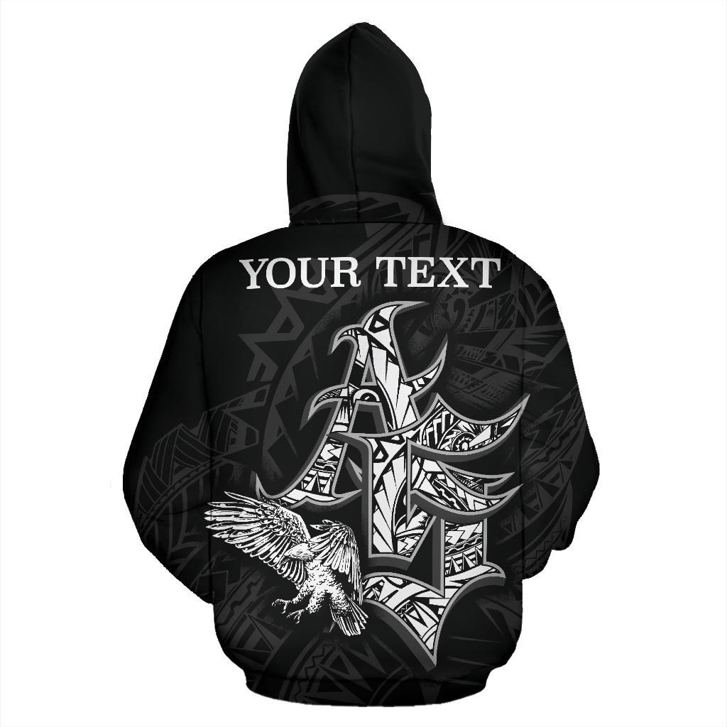 American Samoa Polynesian Custom Hoodie Eagle Coat of rms - Polynesian Pride