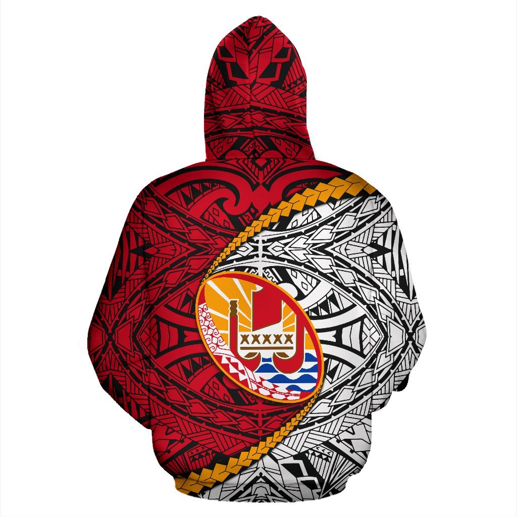 Tahiti Polynesian Rugby Zip Hoodie - Polynesian Pride
