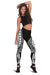 Palau Women Leggings Polynesian Pattern Black - Polynesian Pride