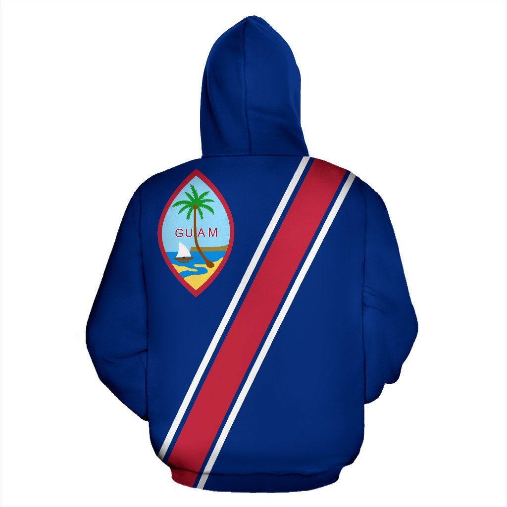 Guam Hoodie Guam Flag With Sport Style - Polynesian Pride