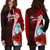 Guam Polynesian Hoodie Dress - Coat Of Arm With Hibiscus - Polynesian Pride