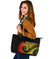 Pohnpei Leather Tote Bag - Polynesian Decorative Patterns - Polynesian Pride