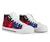 Samoa Polynesian Custom Personalised High Top Shoes - Smoking Style - Polynesian Pride