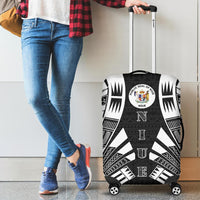 Niue Luggage Cover - Polynesian Tattoo Black - Polynesian Pride