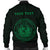 Hawaii Kakau Polynesian Coat Of Arms Personalized Men's Bomber Jacket - Green - Polynesian Pride