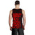 Kanaka Maoli Map Polynesian Tank Top Red - Polynesian Pride