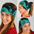 Polynesian Shaka Map Hawaii Bandana 3 - Pack - Turquoise - Polynesian Pride