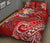 Tonga Quilt Bed Set - Red Shark Polynesian Tattoo - Polynesian Pride