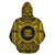 Papua New Guinea ll Over Hoodie Papua New Guinea Coat of rms Polynesian Gold Black - Polynesian Pride
