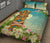 Hawaii Quilt Bed Set - Tiki With Hibiscus Floral - Polynesian Pride