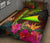 Tokelau Polynesian Personalised Quilt Bed Set - Hibiscus and Banana Leaves - Polynesian Pride