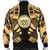 Hawaii Men Bomber Jackets - Polynesian Tattoo Gold - Polynesian Pride