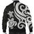 New Caledonia Men's Bomber Jacket - White Tentacle Turtle - Polynesian Pride