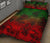 Polynesian Quilt Bed Set - Red Hibiscus Patterns - Polynesian Pride