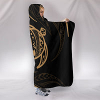 Hawaii Turtle Hooded Blanket - Gold - Frida Style - Polynesian Pride