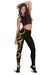 Hawaii Polynesian Leggings - Felicity Style - Yellow AH - Polynesian Pride